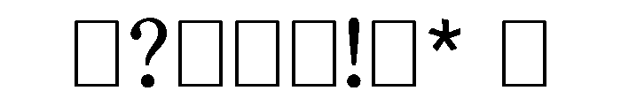 BLOfficeTimesTRIAL Regular Instance Font OTHER CHARS