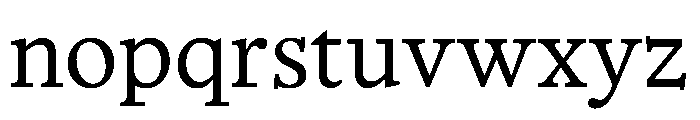 BLOfficeTimesTRIAL Regular Instance Font LOWERCASE
