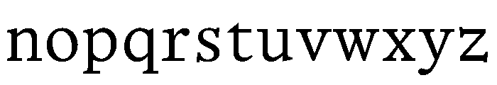 BLOfficeTimesTRIAL RegularSemi Mono Instance Font LOWERCASE