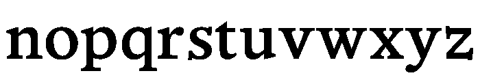 BLOfficeTimesTRIAL Semibold Instance Font LOWERCASE