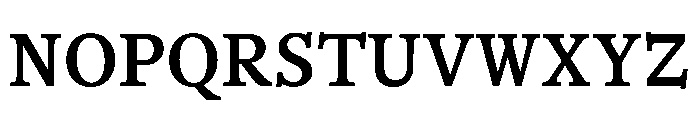 BLOfficeTimesTRIAL SemiboldSemi Mono Instance Font UPPERCASE