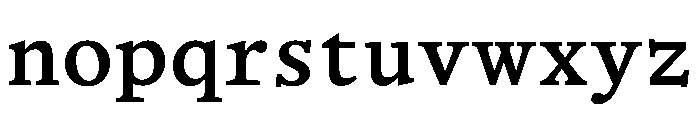 BLOfficeTimesTRIAL SemiboldSemi Mono Instance Font LOWERCASE