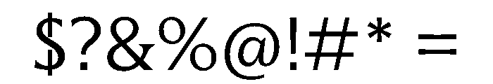 BLOrchid Book Font OTHER CHARS