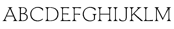 BLOrchid ExtraLight Fc030646 Font UPPERCASE