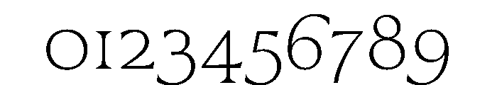 BLOrchid ExtraLight Font OTHER CHARS