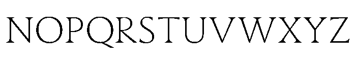 BLOrchid ExtraLight Font UPPERCASE