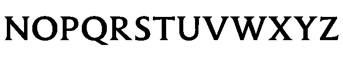 BLOrchid Medium Font UPPERCASE