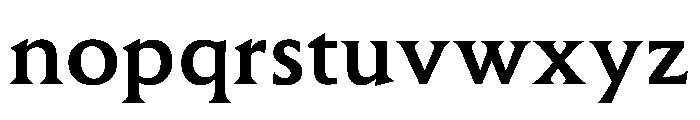 BLOrchid Medium Font LOWERCASE