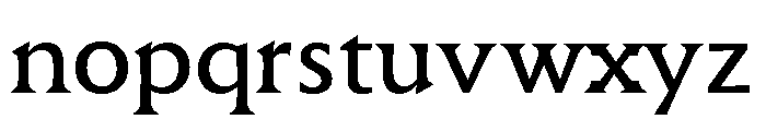 BLOrchidXo Regular Font LOWERCASE