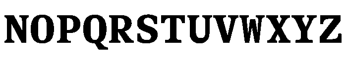 BLPylonMono BlackMono Font UPPERCASE