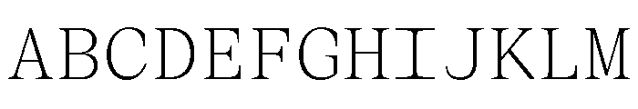 BLPylonMono ExtraLightMono Font UPPERCASE