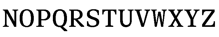 BLPylonMono Regular Font UPPERCASE