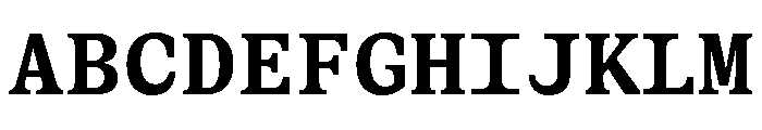 BLPylonMono Semibold Font UPPERCASE