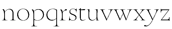 BLSometimesNeue ExtraLight Font LOWERCASE