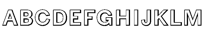 Blake And Stephenson Sans Shaded Regular FONT