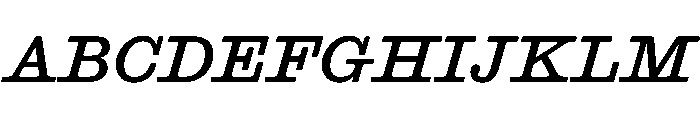 Blanchard Bold Italic Font UPPERCASE