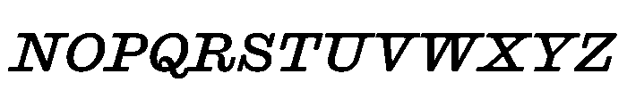 Blanchard Bold Italic Font UPPERCASE