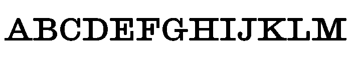 Blanchard Bold Font UPPERCASE