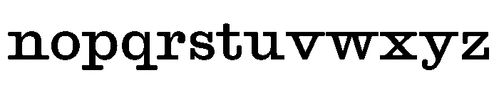 Blanchard Bold Font LOWERCASE