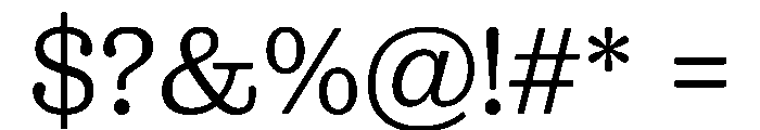 Blanchard Medium Font OTHER CHARS