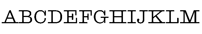 Blanchard Medium Font UPPERCASE