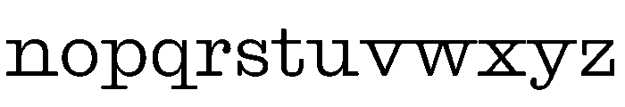 Blanchard Medium Font LOWERCASE