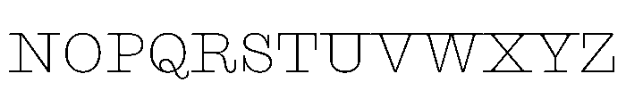 Blanchard Roman Font UPPERCASE