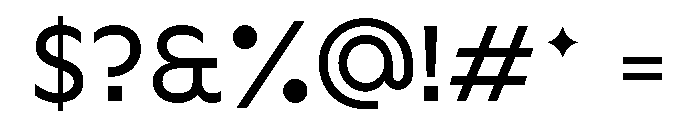 BlancheSans Regular Font OTHER CHARS