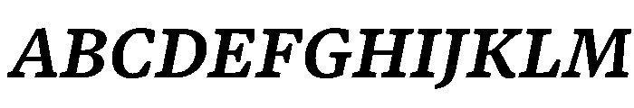 Blanco BoldItalic Font UPPERCASE