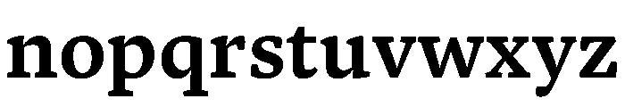 Blanco Bold Font LOWERCASE