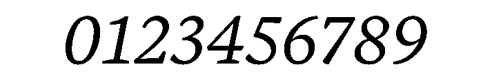 Blanco Italic Font OTHER CHARS