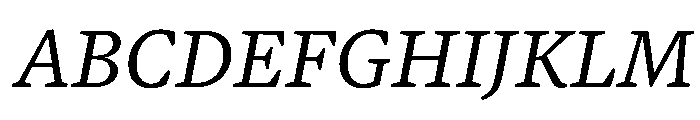 Blanco Italic Font UPPERCASE