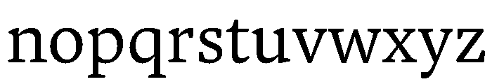 Blanco Regular Font LOWERCASE