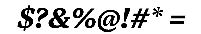 BlancoExtraBold Italic Font OTHER CHARS