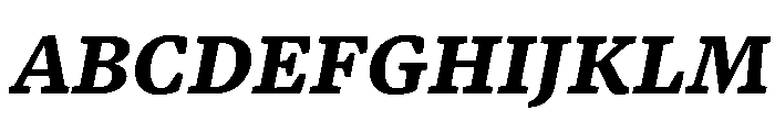 BlancoExtraBold Italic Font UPPERCASE