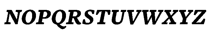 BlancoExtraBold Italic Font UPPERCASE