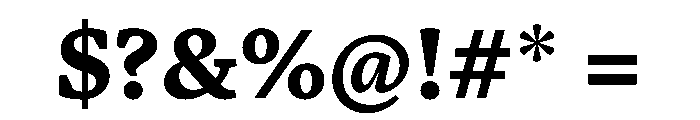 BlancoExtraBold Regular Font OTHER CHARS