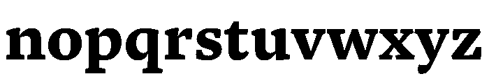 BlancoExtraBold Regular Font LOWERCASE
