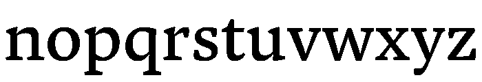 BlancoMedium Regular Font LOWERCASE