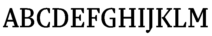 Blatt Normal Font UPPERCASE