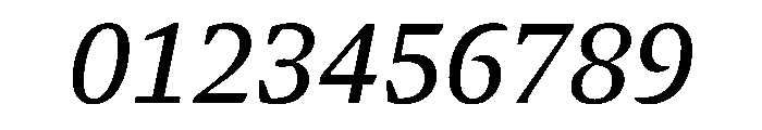 Blatt NormalItalic Font OTHER CHARS