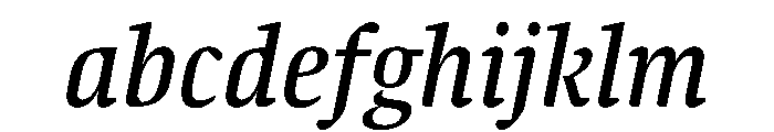 Blatt NormalItalic FONT