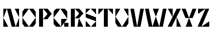Blef Strong Font LOWERCASE