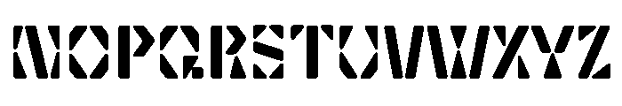 Blef Weak Font UPPERCASE