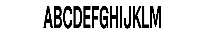Blei Compressedbold Font UPPERCASE