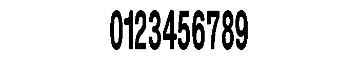 Blei Compressedinflatedbold Font OTHER CHARS