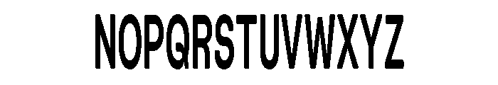 Blei Compressedinflatedbold Font UPPERCASE