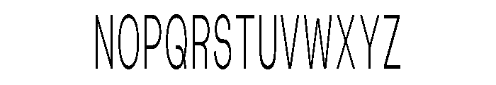 Blei Compressedlight Font UPPERCASE