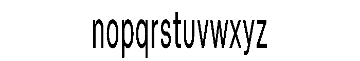 Blei Compressedmedium Font LOWERCASE