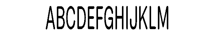 Blei Compressedroundedmedium Font UPPERCASE